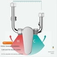 thumbnail image 3 of Calentador de Agua Eléctrico de Acero Inoxidable 304, Válvula Mezcladora, Grifo de Agua Fría y Caliente para Ducha de Baño, Interruptor de Válvula en U., 3 of 5