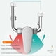 thumbnail image 3 of Calentador de Agua Eléctrico de Acero Inoxidable 304, Válvula Mezcladora, Grifo de Agua Fría y Caliente para Ducha de Baño, Interruptor de Válvula en U., 3 of 5