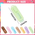 thumbnail image 3 of Push Pull Rubber Erasers, Dienrx Sliding Retractable Eraser With Plastic Sleeve, Clean Minimal Crumbs Rubber, Compact Soft Pencil Erasers For Campus Study, Drawing Sketching, Office Note Taking, 3 of 4