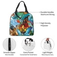 thumbnail image 4 of Large Capacity Dragon Scales Lunch Box Adults Insulated Lunch Bag Work Office Reusable Meal Prep Carrier, 4 of 6