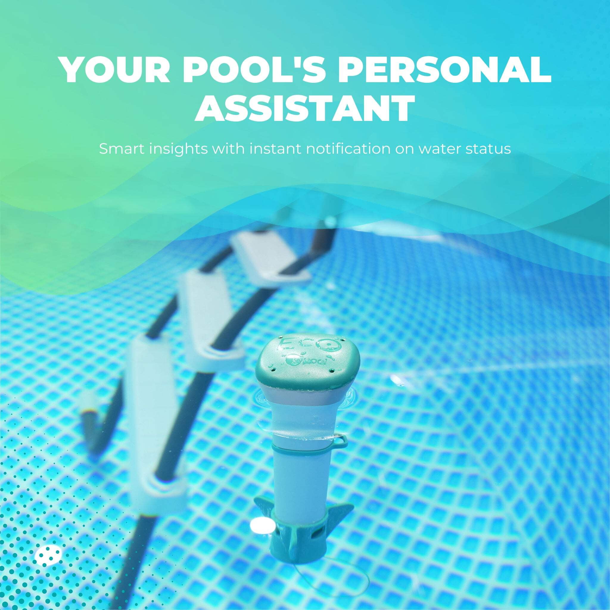 iopool Smart Water Monitor - Works for Chlorine & Bromine Pools, Hot Tubs, & Swim Spas - Gives Precise Dosage recommendations. ! Update 2024 !