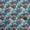 Blue, variant on oneOone Georgette Viscose Maroon Fabric Retro Bottle Soda Cap Dress Material Fabric Print Fabric By The Yard 42 Inch Wide-RS