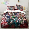 thumbnail image 5 of Anime My Hero Academia Bedding Set Single Twin Full Queen King Size Bed Set Adult Kid Bedroom 3D Print Bedding Gift, 5 of 10