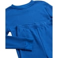 thumbnail image 3 of Arctic Hero Boys Thermal Underwear Waffle Knit Top and Long Johns Underwear Set 4 Piece (2-18), 3T Grey/Royal, 3 of 7