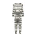 thumbnail image 5 of Christmas Pajamas Family, Matching Family Christmas Pajamas, Family Matching Pajamas, Black Reindeer Fair Isle Long Sleeve Crew Neck Soft Cozy Loungewear Set for Holiday, 5 of 6