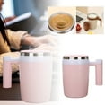thumbnail image 2 of Tasse à Café Rechargeable Auto-Frottante - Tasse en Acier Inoxydable 380ml avec Couvercle, Double Couche de Conservation de la Chaleur, Recharge USB, 2 of 6
