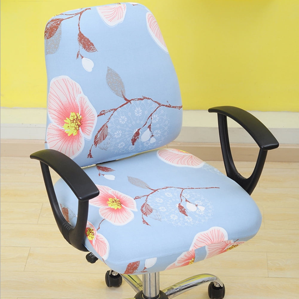 Stretch Waterproof Office Chair Cover Jacquard Swivel Chair for Universal 