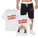 thumbnail image 4 of Anuel AA-Conjunto de 2 piezas para hombre, chándal Real Hasta La Muerte, ropa deportiva para Fitness y pantalones cortos de playa, camisetas informales, 4 of 4