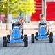 thumbnail image 2 of Costway Go Kart de Pedales Montable para Niños Conducción en Exterior con Asiento Regulable Embrague Freno de Mano Azul, 2 of 9