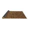 thumbnail image 2 of Ahgly Company Indoor Square Abstract Brown Modern Area Rugs, 6' Square, 2 of 4