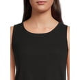 thumbnail image 4 of Time and Tru Women's Ribbed Swing Tank Top, Sizes S-XXXL, 4 of 5