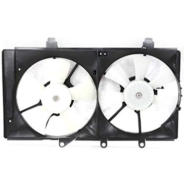 Radiator Cooling Fan Assembly For 2003-2005 Dodge Neon (4Cyl, 2.4L, SRT-4) – Dual Fan, 14892334, 5103019AA-PFM