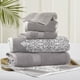 thumbnail image 1 of Modern Threads Juego de Toallas de Baño Artesia Damask de 6 Piezas, Color Gris, 1 of 5