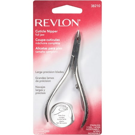 Revlon 38210 full jaw cuticle nipper, 1.0 ct (The Best Cuticle Nippers)