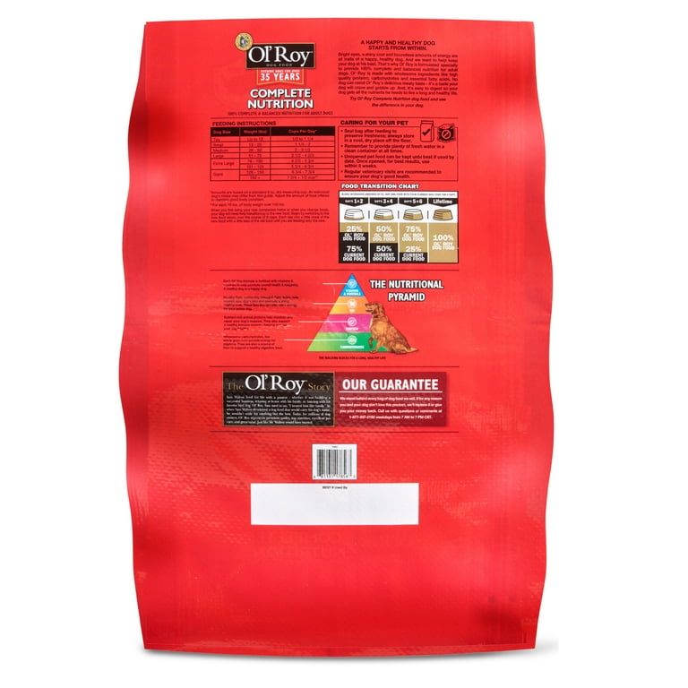 Ol Roy Complete Nutrition Adult Dry Dog Food 4 lb Walmart