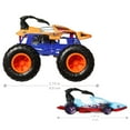 thumbnail image 6 of Hot Wheels Monster Truck & Car, 1:64 Scale Die-Cast Truck & Car (Styles May Vary), 6 of 7