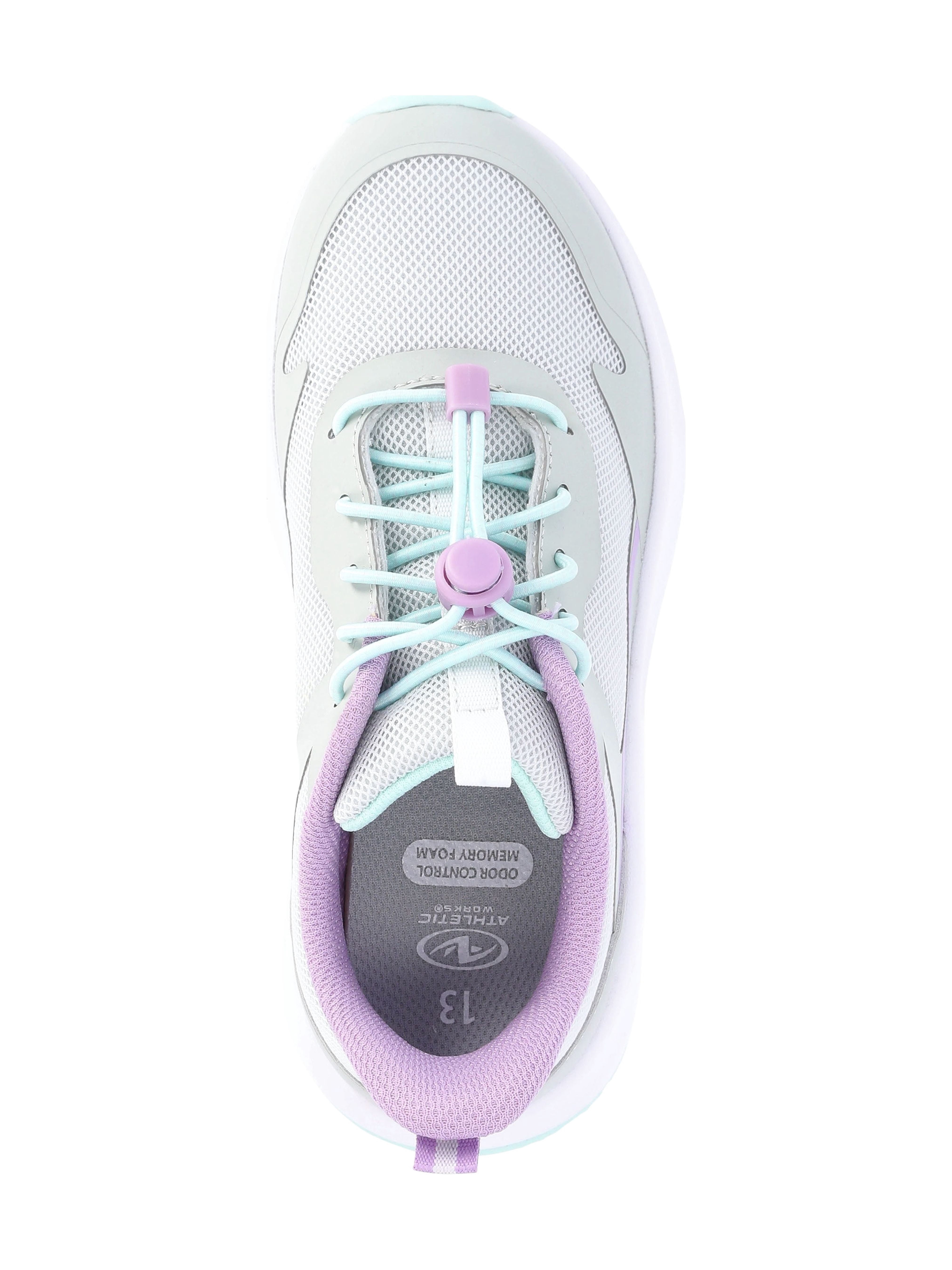 Athletic Works Little and Big Kids Bungee Mesh Jogger Sneakers