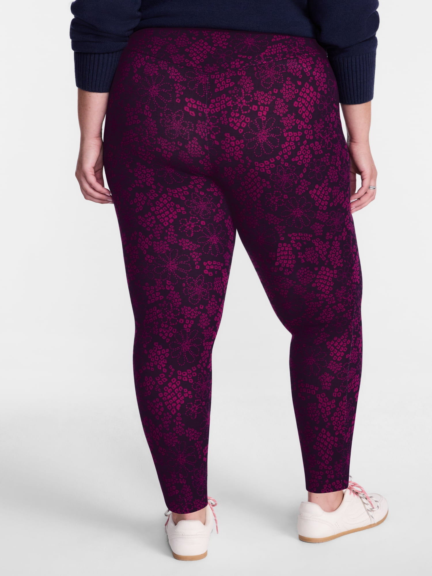 Terra & Sky Women's Plus Capri Legging, Sizes 0X-5X