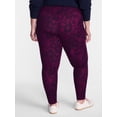 thumbnail image 3 of Terra & Sky Women's Plus Capri Legging, Sizes 0X-5X, 3 of 5