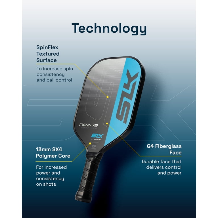 Selkirk fiberglass honeycomb core blue Nexus Pickleball Paddle
