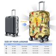 thumbnail image 4 of Pofeuu Ethnic African Print Luggage Suitcase Cover Protector Luggage Washable Covers Aesthetic for 18/24/28/32 inch Luggage（No luggage included）-Small, 4 of 7