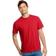 thumbnail image 1 of Hanes T-Shirt de Performance Tri-Mélange X-Temp Fresh IQ pour Hommes, 2TG, Rouge Foncé Chiné, 1 of 2