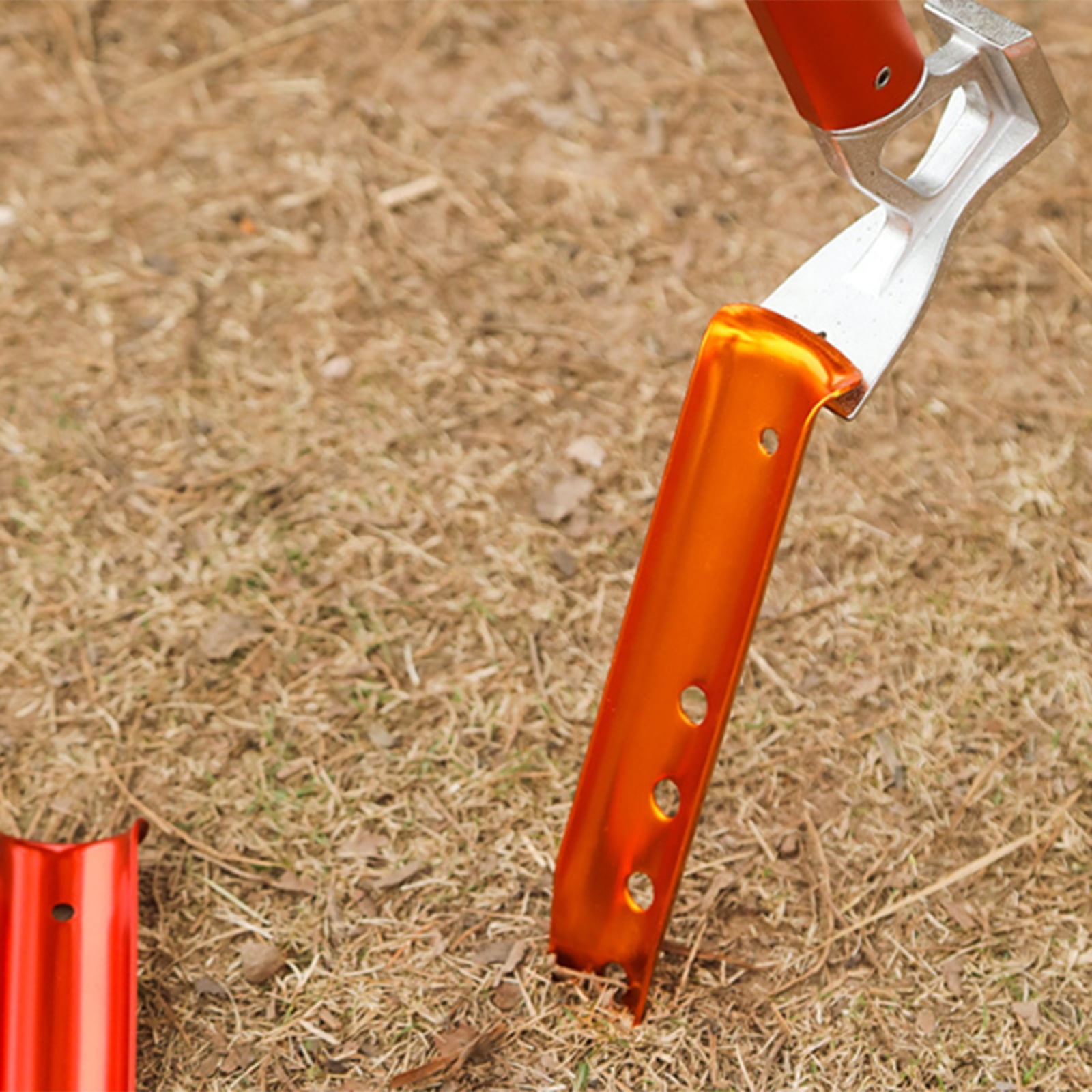 10lots Winds Resistant Stakes Portables Tent Pegs Multifunctional Beach Tent Pegs for Camping Travel and Adventure