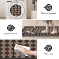 thumbnail image 6 of IsecretJoy Washable Kitchen Rugs Sets of 3, Non Slip Kitchen Mats for Floor Waterproof & Stain Resistant Runner Rug for Kitchen, Laundry Room, Hallway, 6 of 11