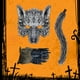 thumbnail image 5 of Disfraz de Hombre Lobo para Hombre, Mujer, Niño y Niña | Diadema con Orejas de Lobo Gris, Guantes, Cola, Máscara y Falda | Tela Suave | Disfraces de Halloween, Fiestas, Juegos de Rol, Carnaval, Masca, 5 of 6