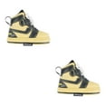 thumbnail image 2 of Guardoinrt Couvre-Chef de Club de Golf Mode PU Putter Cuir Couvre-Chef en Forme de Golf Espadrilles Noir Jaune 16 x 12cm 2Ensemble, 2 of 6