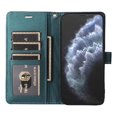 thumbnail image 4 of FOXDOCK Funda tipo Cartera para iPhone 12 Pro – Cubierta de Cuero PU con Múltiples Ranuras, Bolsillo para Efectivo y Correa de Muñeca, 4 of 6
