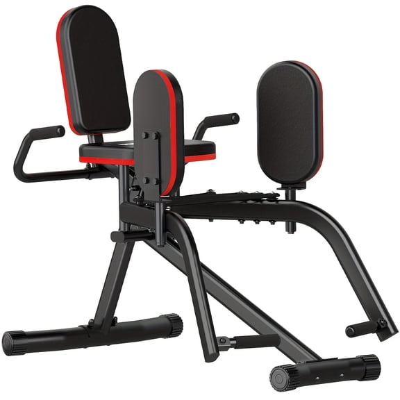 2-IN-1 Leg Extension and Curl Machine, Adjustable Leg Exercise Bench with Plate Loaded, Rotary Leg Extension for Thighs, Lower Body Strength Training Equipment for Home Gym