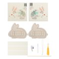 thumbnail image 1 of 1 Set Lovely Rabbit Lantern Decor Lantern Making Material Children DIY Lantern, 1 of 8
