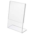 thumbnail image 3 of Acrylic Sign Holder Sign Holder Portrait Acrylic Display Stand Paper Menu Holder for Store, Office, Home 100x150mm, 3 of 8