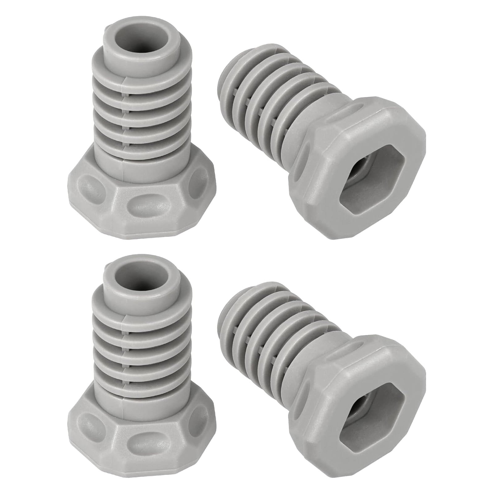 4Pcs DC61-03128A Dryer Stacking Set Wear Resistant Dryer Feet Replacement Plastic Leveling Legs for Leveling Stability