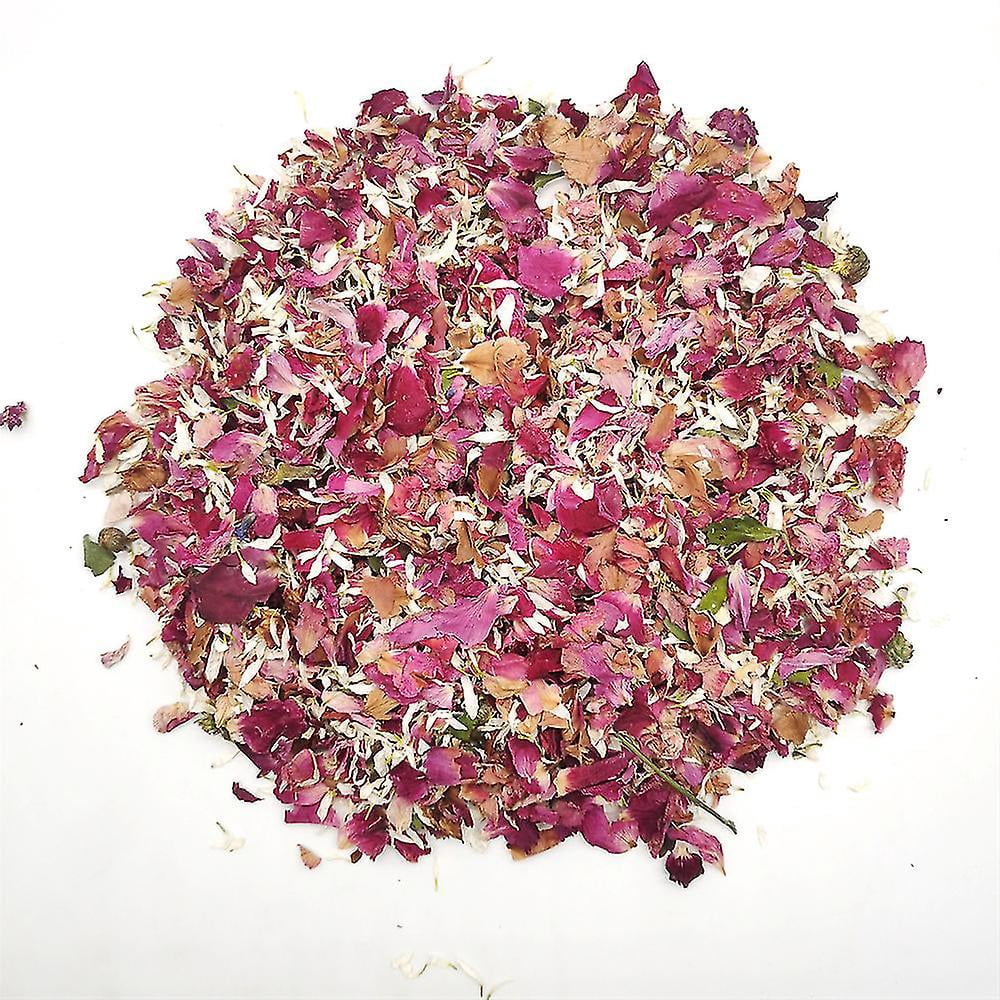 Confeti Natural De Pétalos De Flores Secas Para Bodas - Pack De 5, Biodegradable, Mezcla De Rosas, Lavanda Y Más