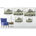 thumbnail image 2 of Farmhouse Old Truck Wall Art Home Farmhouse Decor, Blue Truck Canvas Print Barn White Floral Rustic Pictures for Walls, Country Artwork Living Room Wall Art Bedroom Decor 12x18 Inches, 2 of 6