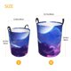 thumbnail image 3 of Balery Dreamy Colorful Starry Sky Cesta de ropa redonda con asas, impermeable, independiente, para ropa, juguetes, dormitorio y familia-Medium, 3 of 6