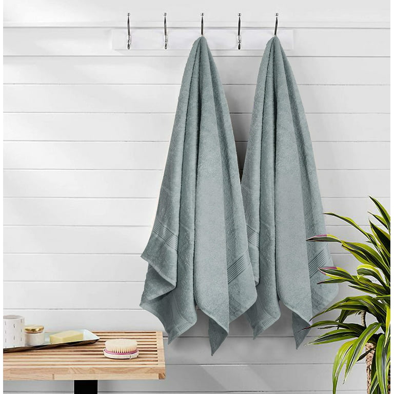 BELIZZI HOME 100% Cotton Ultra Soft 6 Pack Towel Set, Contains 2 Bath  Towels 28x55 inchs, 2 Hand Towels 16x24 inchs & 2 Washcloths 12x12 inchs