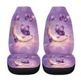 thumbnail image 5 of XYZCANDO Car Seat Covers Butterfly and Moon Pattern 2 Piece Car Front Seat Covers Waterproof SUV Auto Truck Washable Auto Accessories Car Front Seat Cover Set, 5 of 10