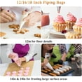 thumbnail image 3 of 50pcs 12 Inch and 50pcs 16 Inch Disposable Piping Bags, Anti Burst Icing Bags for Cream Frosting, Cakes and Cookies Decoration, 3 of 7
