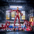 thumbnail image 2 of Figura de acción de Marvel MK50 de Iron Man, juguete modelo de los Vengadores 4, muñeco Nano, accesorio, paquete, versión de lujo Fivean unisex, 2 of 2