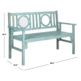 thumbnail image 5 of Piedmont Indoor/Outdoor Modern Folding Acacia Bench, 5 of 6