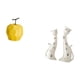 thumbnail image 5 of figura de arte,Escultura de fruta de porcelana decorativa para el hogar.,Estatua de fruta,decoración,adorno,fruta,figurita,oficina,Figura de gato,Esculturas de pareja de gatos Figura de gato, 5 of 8
