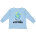 thumbnail image 3 of Inktastic Little World Traveler Boys or Girls Long Sleeve Toddler T-Shirt, 3 of 5
