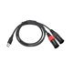 thumbnail image 4 of Cable auxiliar, cable amplificador, cable de audio, cable de audio estéreo, cable USB a 2 XLR 2m, 4 of 9