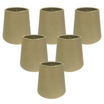 Royal Designs, Inc. Hardback Empire Chandelier Basic Shade CS-904-6AGL-6, Antique Gold, 4 x 6 x 5.5, Pack of 6
