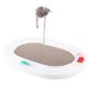 thumbnail image 2 of Pista de bolas para gatos, juguete para rascar, divertidos juguetes para gatos, juguete para atrapar ratones (blanco), 2 of 7