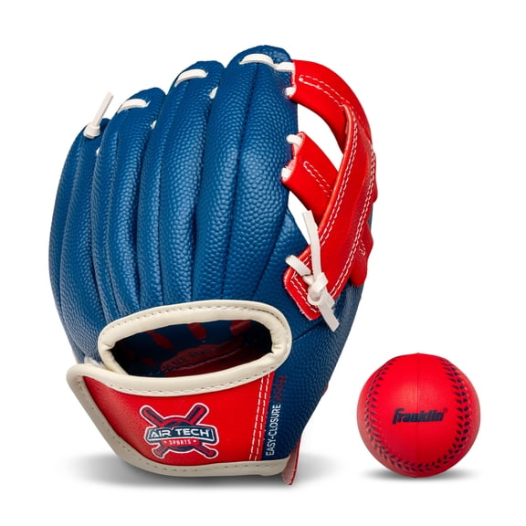 Franklin Sports 8.5" Air Tech Adapt Series T-Ball Glove, Right Hand Throw