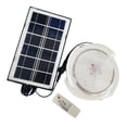 thumbnail image 3 of BELOVING Solar Ceiling Light with Timer with Remote for Living Room Dining Room Patio dia 20cm, 3 of 7